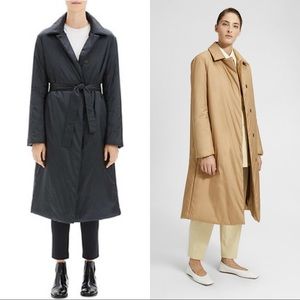 NWT Theory Black Puffer Coat